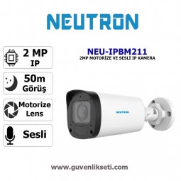 Neutron NEU-IPBM211 2mp Motorize ve Sesli Ip Bullet Kamera